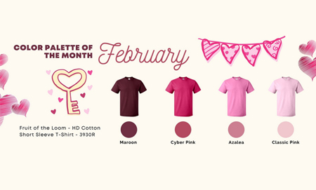 Color Palette of the Month: February