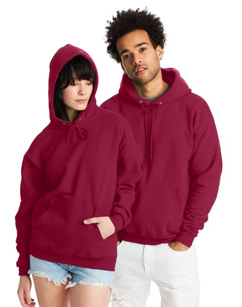 Wholesale Hanes ComfortBlend® EcoSmart® Pullover Hoodie Sweatshirt P170 from clothing wholesaler BulkApparel in cardinal red. Part of the Five love languages explained by Bulk Apparel 