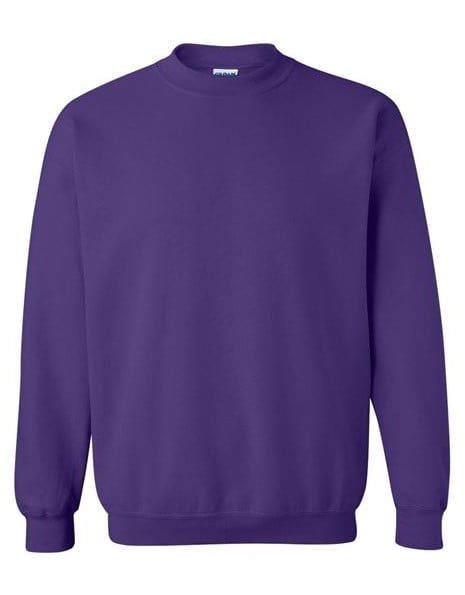 wholesale Gildan - Heavy Blend™ Crewneck Sweatshirt - 18000 G180 purple Bulk Apparel for What to wear based on your favorite pokemon blog