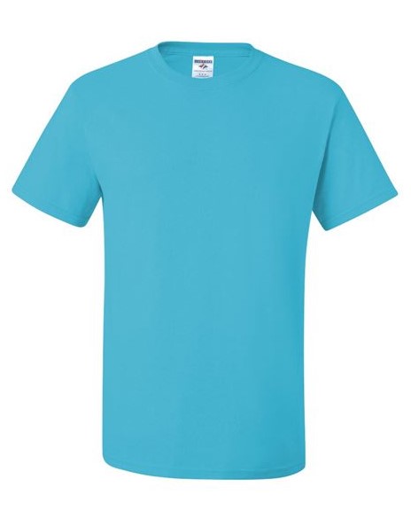 wholesale JERZEES - Dri-Power® 50/50 T-Shirt - 29MR in aquatic blue for the what to wear based on your favorite pokemon blog by BulkApparel.