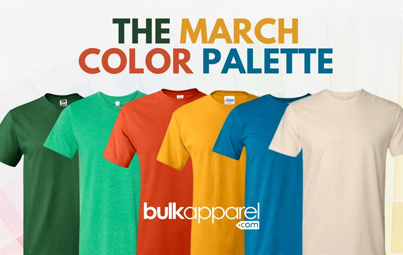 March T-Shirt Color Palette