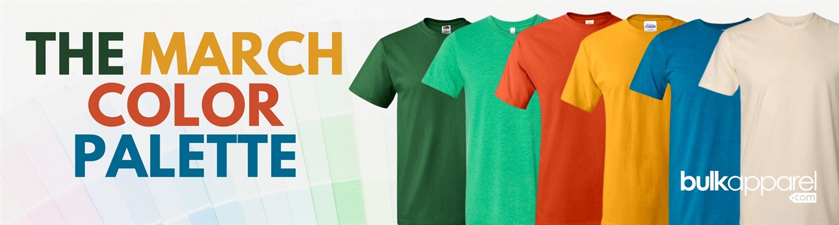 March T-Shirt Color Palette