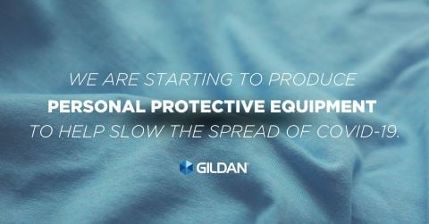 Wholesale Gildan brand PPE message