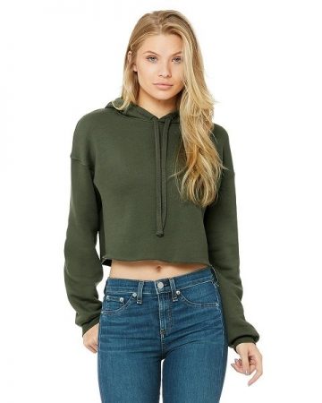 Bella+Canvas Wholesale women’s cropped hoodie