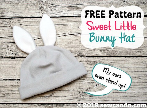 DIY bunny hat