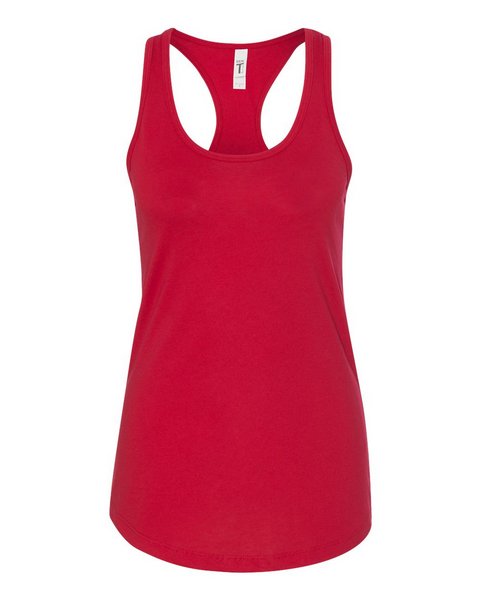 brand highlight Next Level by BulkApparel. Featuring this wholesale 1533 women's Ideal racerback tank top. 