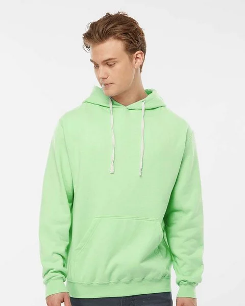 Tultex 320 eighty twenty cotton poly wholesale hoodie Neo Mint unisex hooded sweatshirt