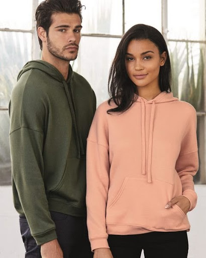 Brand Highlight: Bella + Canvas wholesale 3729 unisex sponge fleece pullover sweatshirt from Bulk Apparel wholesale distributor. 