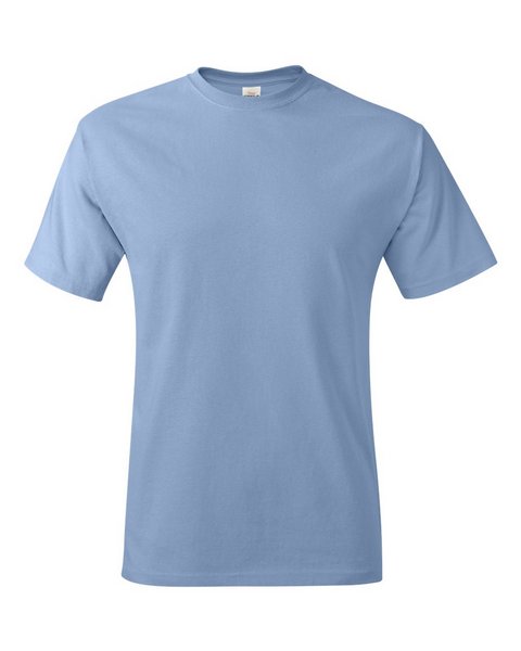 Wholesale Hanes - Authentic Short Sleeve T-Shirt - 5250 Light Blue Bulk Apparel wholesaler