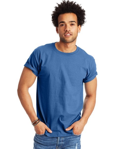 Wholesale blank Hanes Men's Authentic Short-Sleeve T-Shirt 5250 from bulk apparel wholesaler 