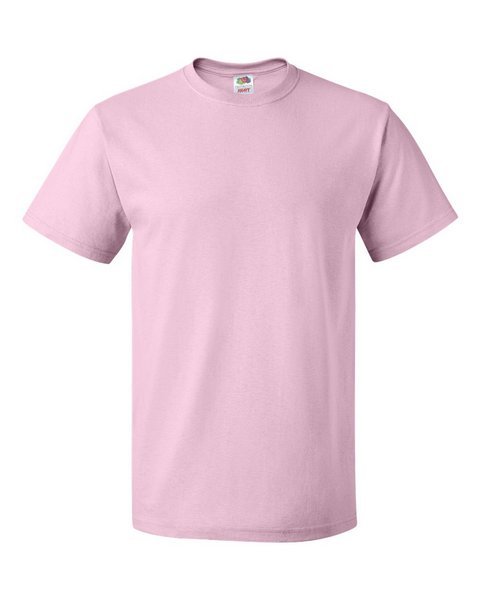 wholesale Fruit of the Loom - HD Cotton Short Sleeve T-Shirt - 3930R classic pink BulkApparel Color Palette of the month