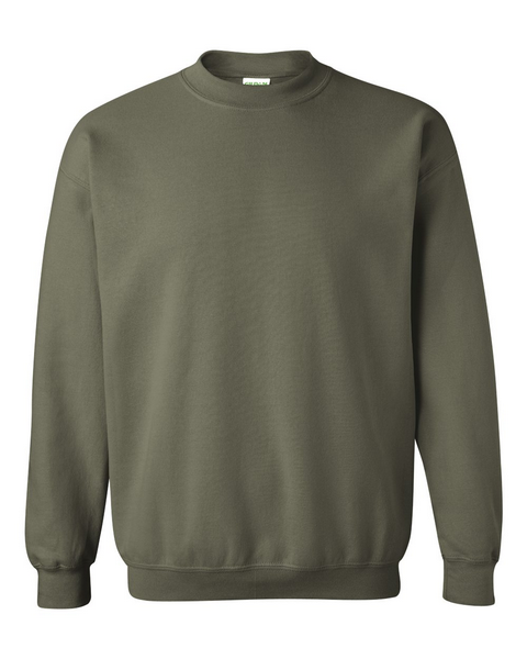 wholesale Gildan - Heavy Blend™ Crewneck Sweatshirt - 18000 G180 military green BulkApparel wholesaler