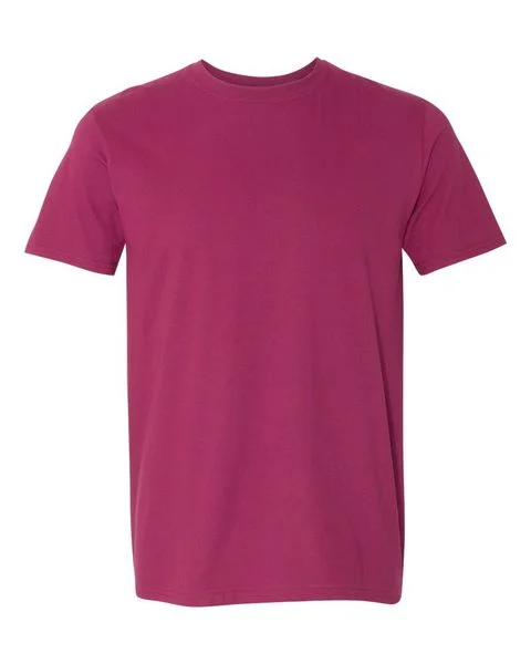 wholesale Gildan - Softstyle® T-Shirt - 64000 in color berry from clothing wholesaler BulkApparel. Part of the valentine's day gift guide 2021