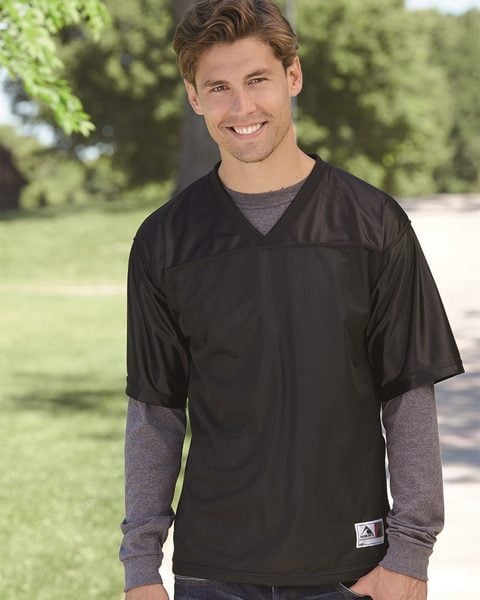 Polyester Tricot Mesh T-Shirts for College and Adult Athletics