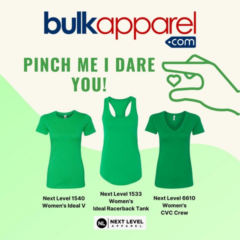 Luck , leprechauns, libations, the tale of St. Patrick's Day by Bulk Apparel featuring wholesale apparel 