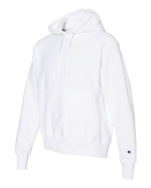 Wholesale Champion S101 Reverse Weave Hooded Sweatshirt color white from BulkApparel.com, DIY T-Shirt Trends 2020 Part 2
