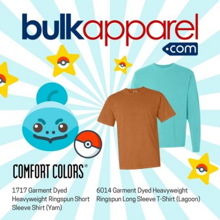 wholesale comfort colors squirtle themed promo bulkapparel