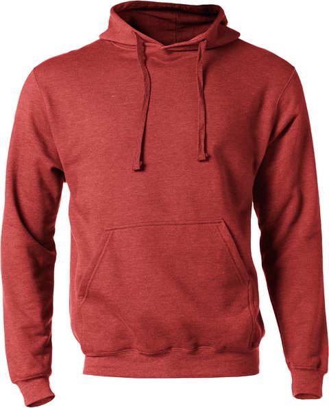 Wholesale Tultex 320 Unisex Fleece Hooded Sweatshirt Heather Red bulk apparel