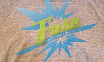 this tri-blend tshirt was printed with discharge inks
