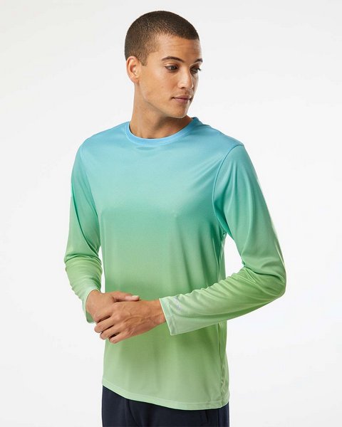 Paragon 225 Barbados Performance Pin Dot Long Sleeve T-Shirt