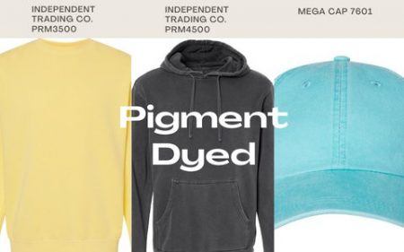 Garment-dyed vs. pigment-dyed apparel at bulk apparel distributor