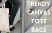 Trendy Canvas Tote Bags