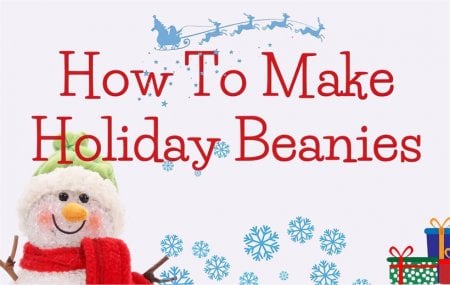 how to make holiday beanies using bulkapparel blank beanies wholesale.