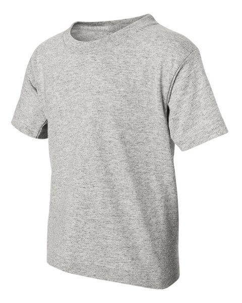 Wholesale Gildan 8000B DryBlend Youth 50/50 T-Shirt for holiday party gifts.