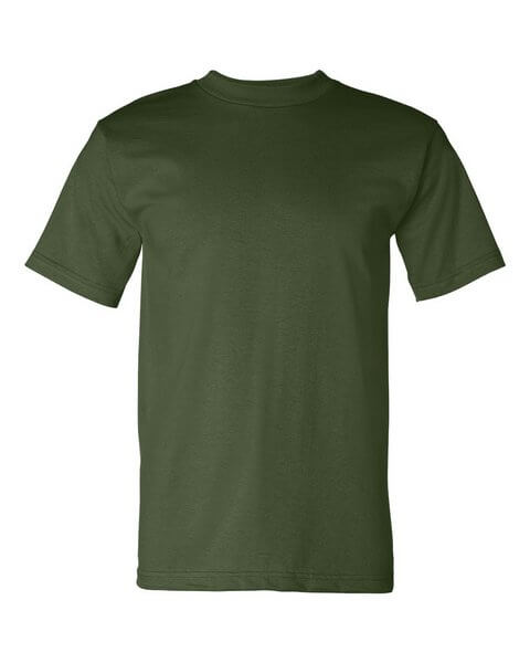 What are the best heavyweight wholesale t-shirts? Featuring the Bayside 5100 USA-Made Short Sleeve T-Shirt. 