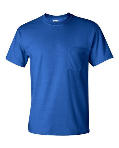 What are the best heavyweight wholesale t-shirts? Featuring this Gildan 2300 Ultra Cotton T-Shirt with a Pocket from bulkapparel.
