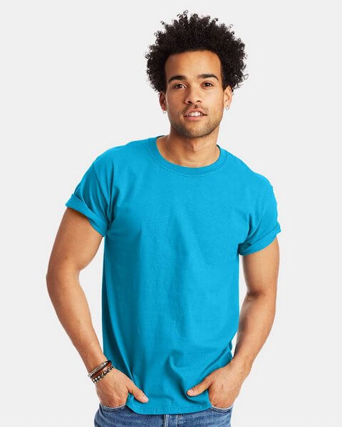 Wholesale Hanes 5250 Authentic Short Sleeve T-Shirt from Bulk Apparel wholesaler. 