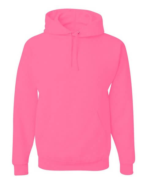 Wholesale Jerzees 996MR NuBlend Hooded Sweatshirt in neon pink 