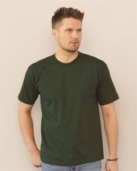 Bayside Apparel 5040 USA-Made 100% Cotton Short Sleeve T-Shirt from BulkApparel. 