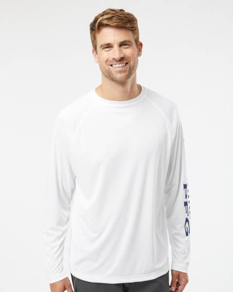 Wholesale Columbia 212472 PFG Terminal Tackle Long Sleeve T-Shirt