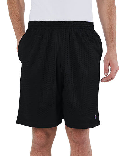 Wholesale Champion Activewear S162 Mesh Shorts with Pockets from bulkapparel.com.