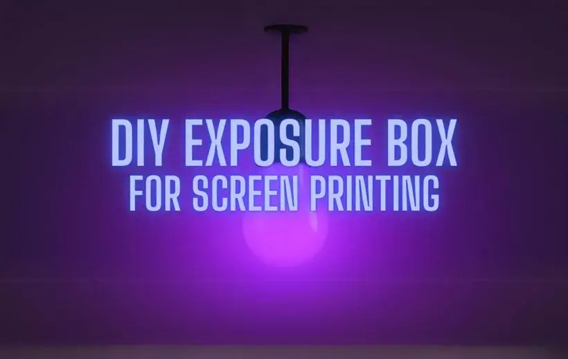 Here's a step by step guide how to make a DIY UV exposure box for screen printing.