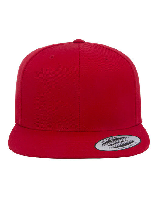 How to clean a baseball cap featuring the wholesale Yupoong 6089M Classic Flat Bill Snapback Cap from bulkapparel.