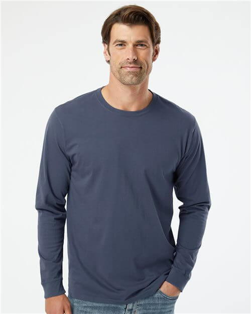 Wholesale SoftShirts 420 Organic Long Sleeve T-Shirt from BulkApparel.