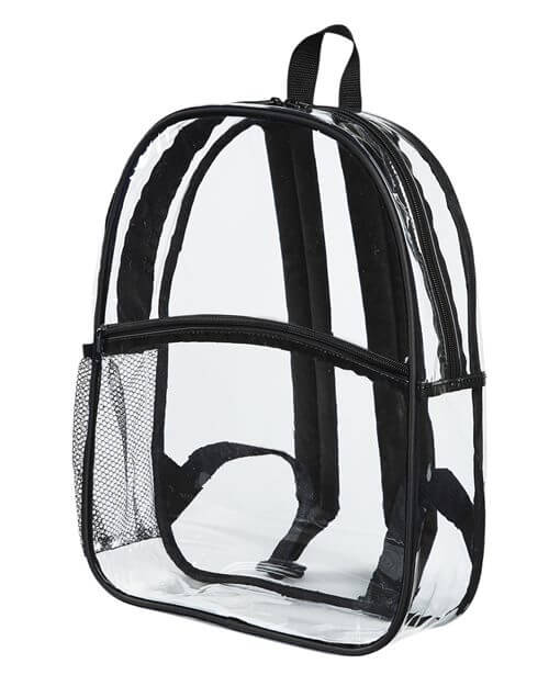 Wholesale BAGedge BE259 Clear PVC Backpack from bulkapparel.com