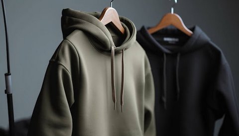 Hood placement while back printing bulk hoodies wholesale. 