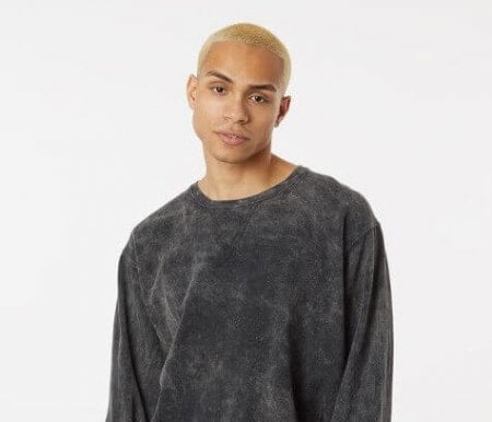 Wholesale Dyenomite 845MW Premium Fleece Mineral Wash Crewneck Sweatshirt from bulkapparel.com.