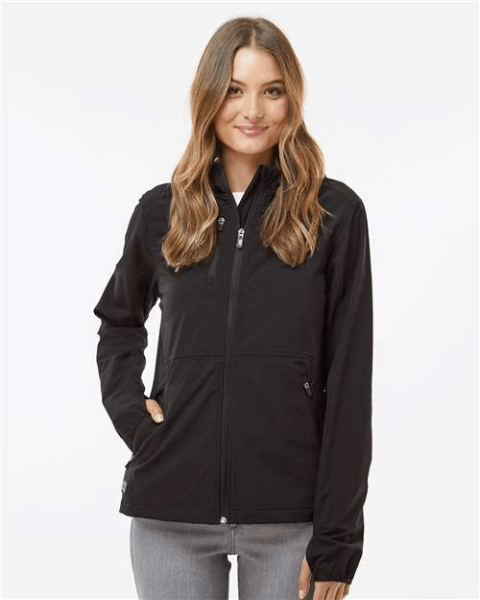 Wholesale DRI DUCK 9411 Women's Ascent Hooded Soft Shell Jacket from BulkApparel. 