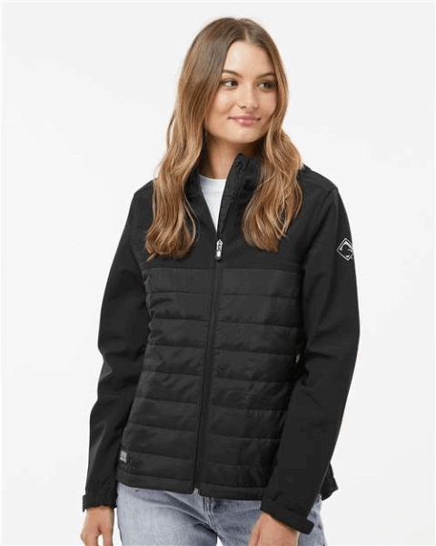 Wholesale Dri-Duck Women’s Hooded Jackets featuring the DRI DUCK 9415 Women's Vista Soft Shell Puffer Jacket from BulkApparel. 