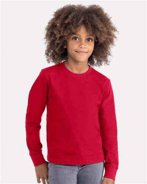 Next Level 3311 Youth Cotton Long Sleeve T-Shirt