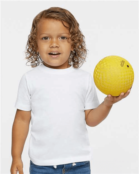 Wholesale Rabbit Skins 3321 Toddler Fine Jersey Tee for wholesale shirt printing. 