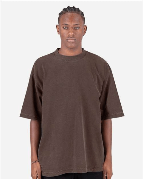 Shaka Wear SHGDD Adult Garment-Dyed Drop-Shoulder T-Shirt