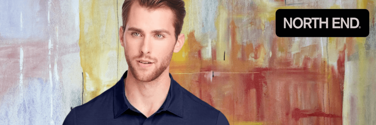 North End Men’s Polos from BulkApparel