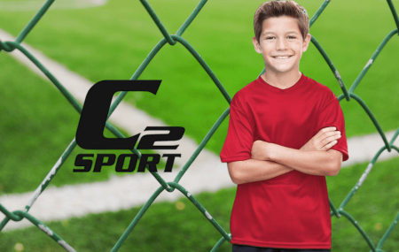C2 Sport youth performance apparel at BulkApparel