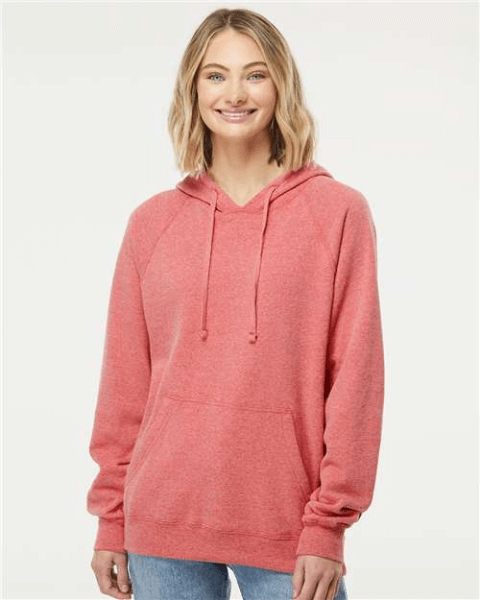 Wholesale Independent Trading Co. PRM33SBP Unisex Special Blend Raglan Hooded Pullover Sweatshirt Independent Trading Co. PRM33SBP Unisex Special Blend Raglan Hooded Pullover Sweatshirt