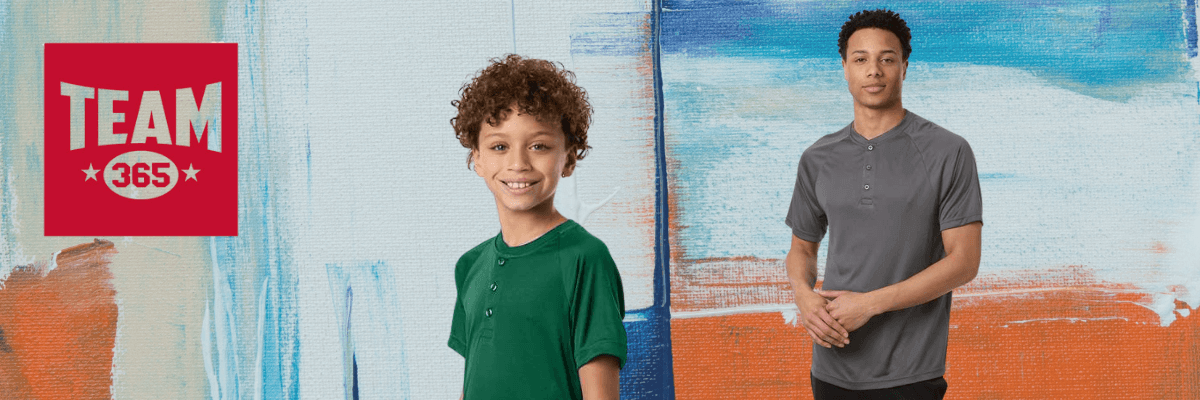 Team 365 Henley Style for Every Generation